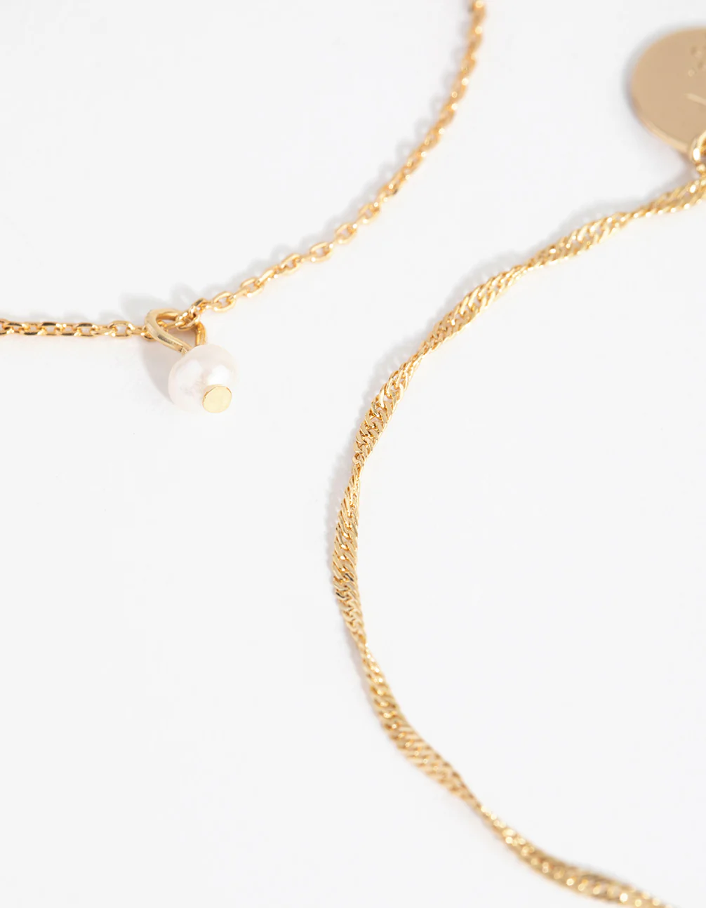 18ct Gold Plated June Pearl Bracelet Set - Image 2