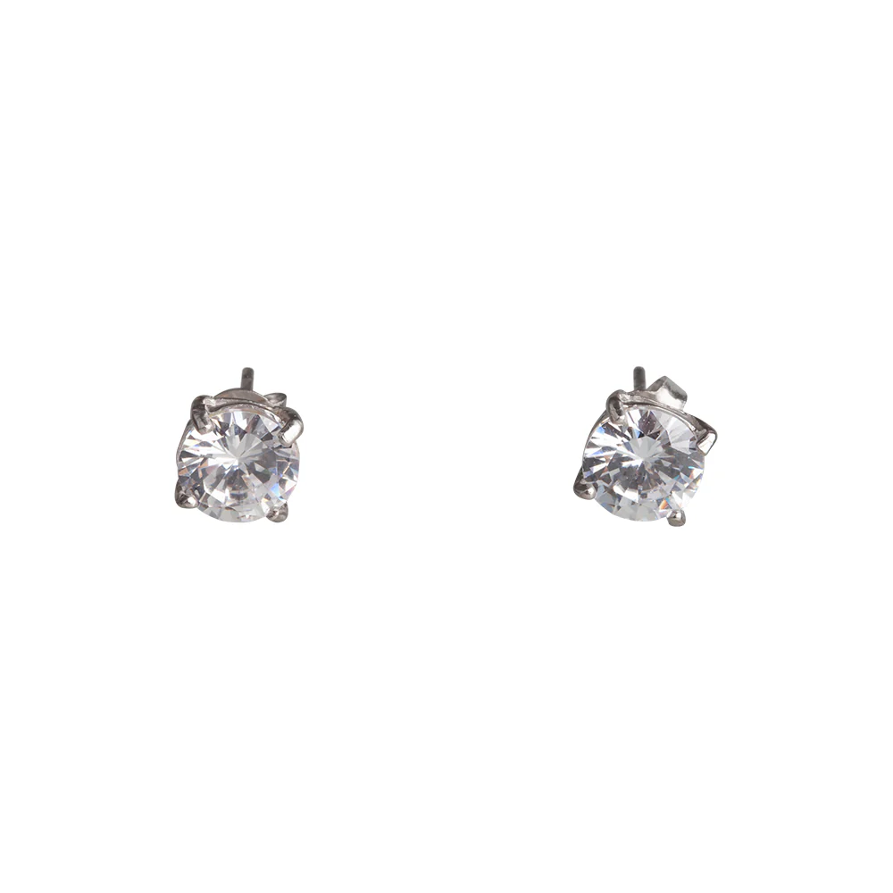 1Ct Round Crystal Stud - Image 2