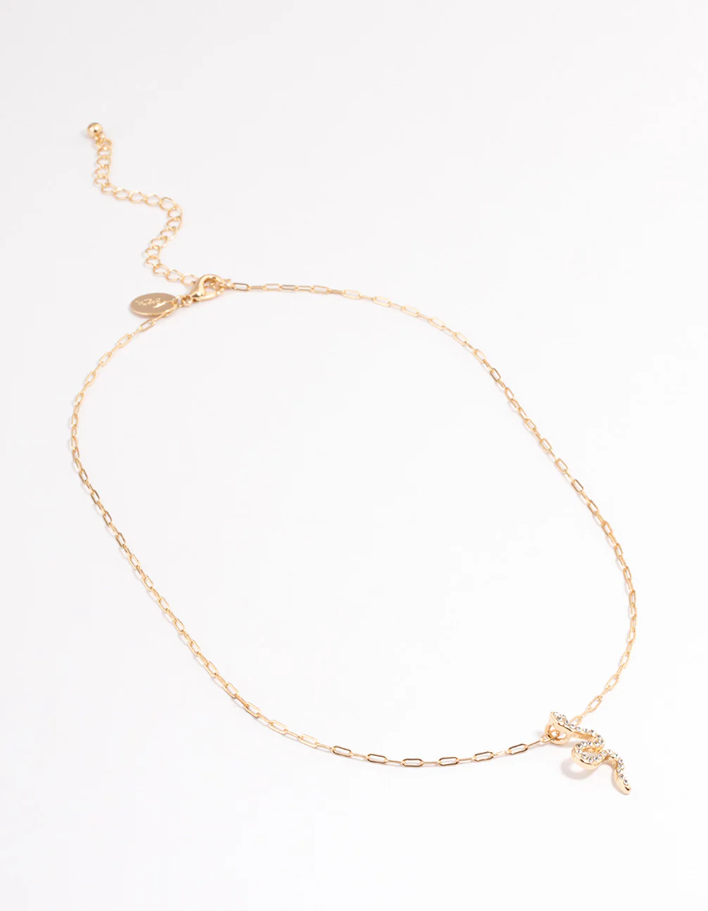 Gold Bling Snake Necklace - Image 2