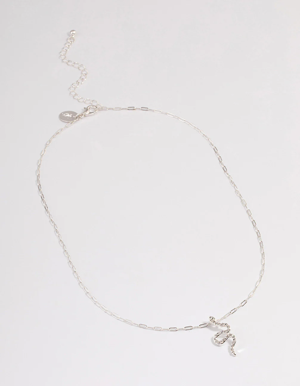 Silver Bling Snake Necklace - Image 2