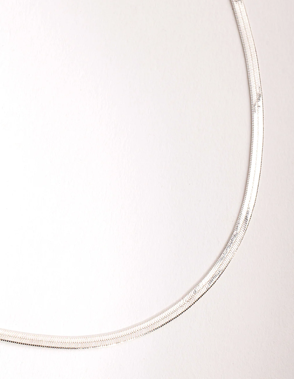 Silver Snake 60cm Necklace - Image 5