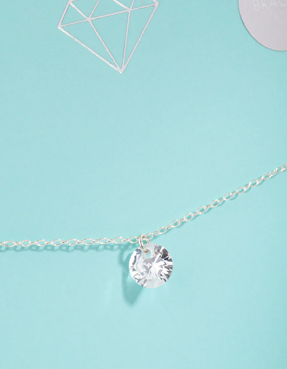 Sterling Silver Cubic Zirconia 1 Carat Round Stone Bracelet - Image 2