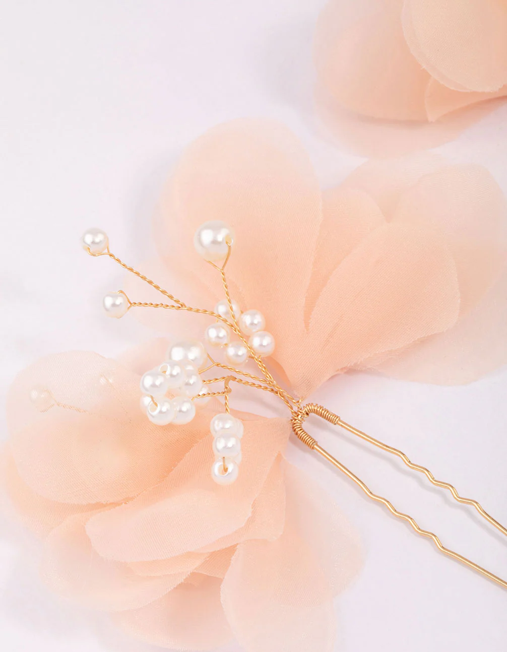 Mixed Pearl & Flower Hair Pin Pack - Image 2