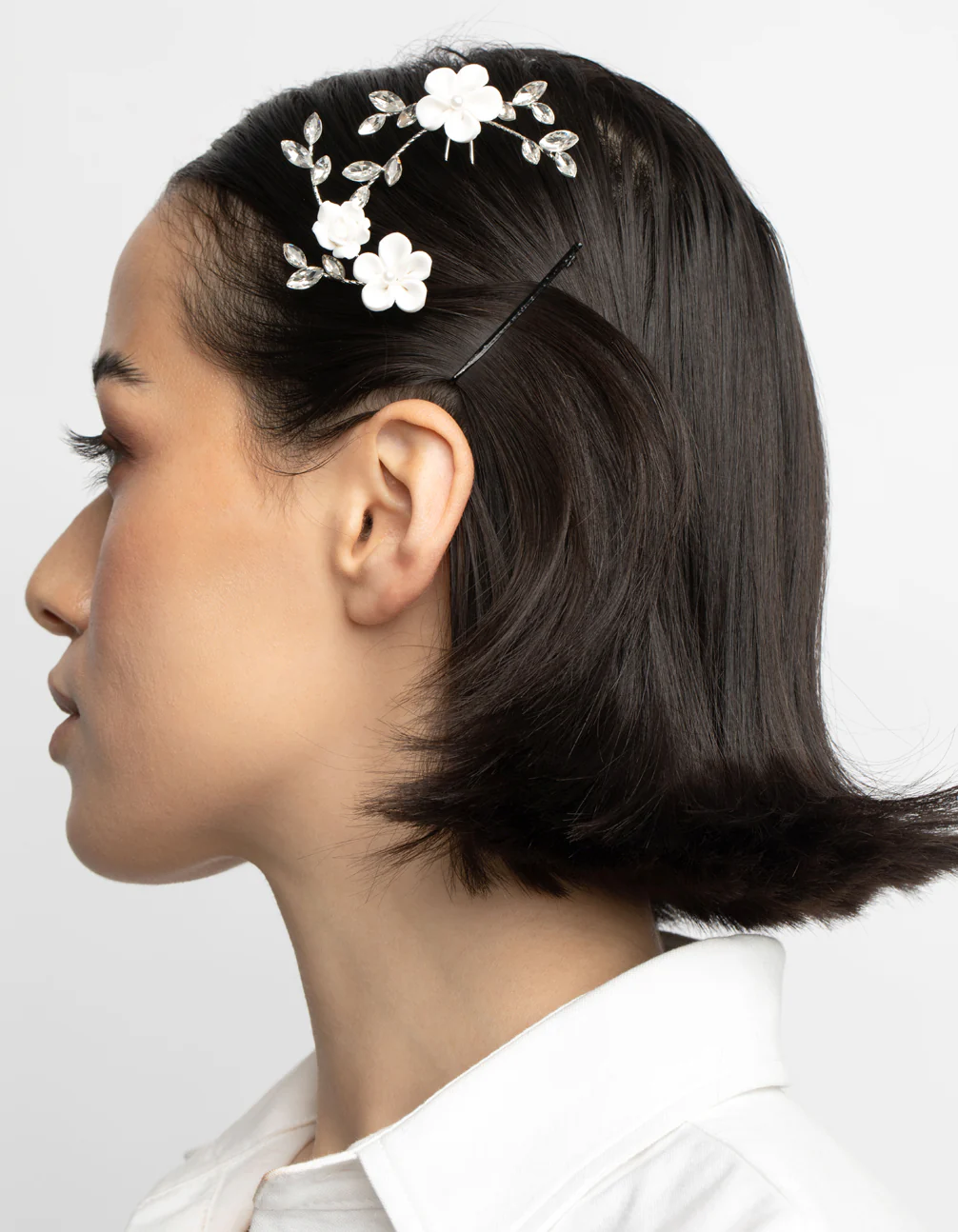 Silver Floral Hair Pin Pack - Image 5
