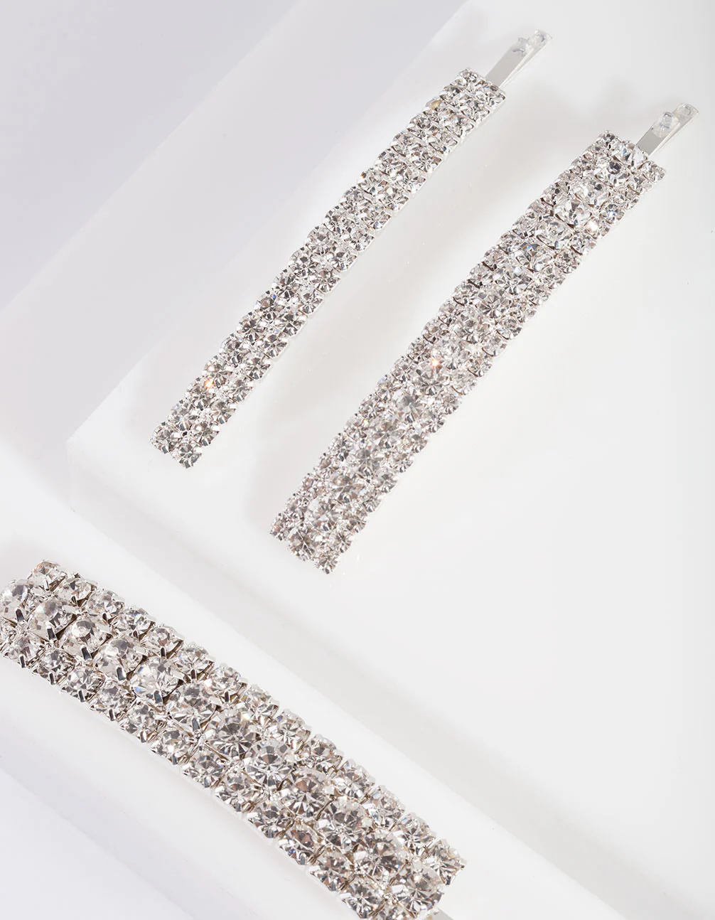 Diamante Mix Hair Clip Pack - Image 2