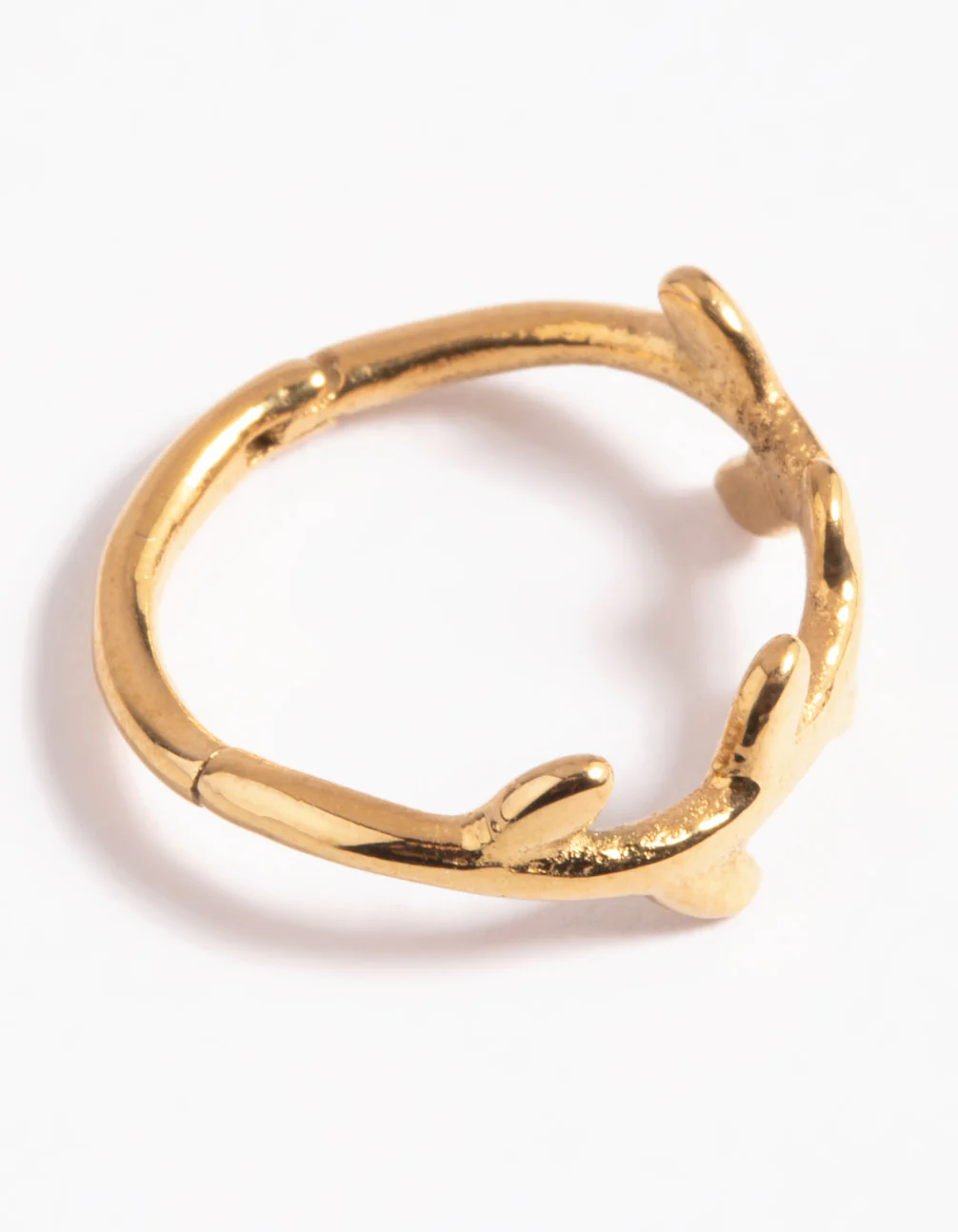 Gold Plated Surgical Steel Vine Clicker Ring - Image 2