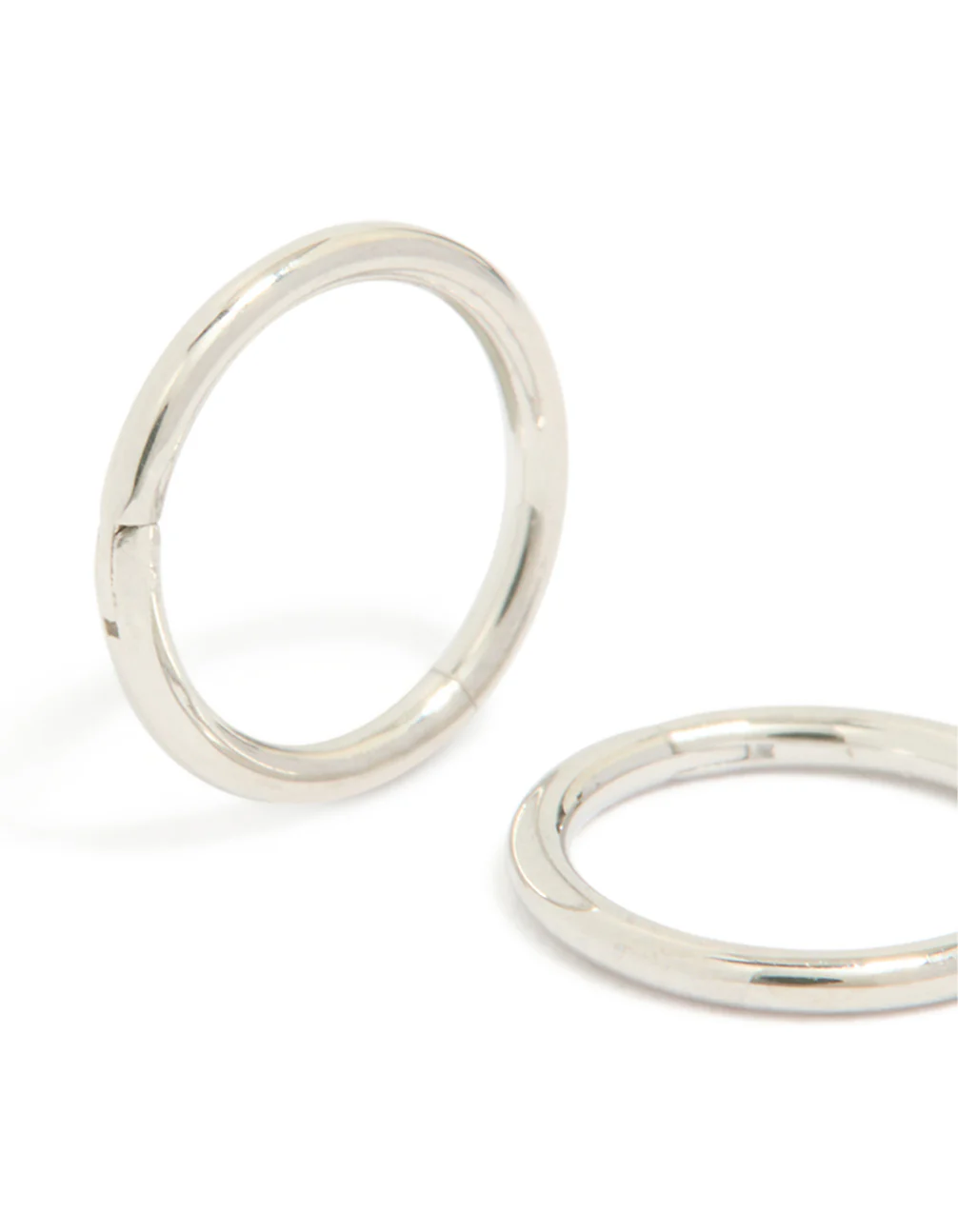 Surgical Steel Fine Sleep Earrings 6mm - Image 3