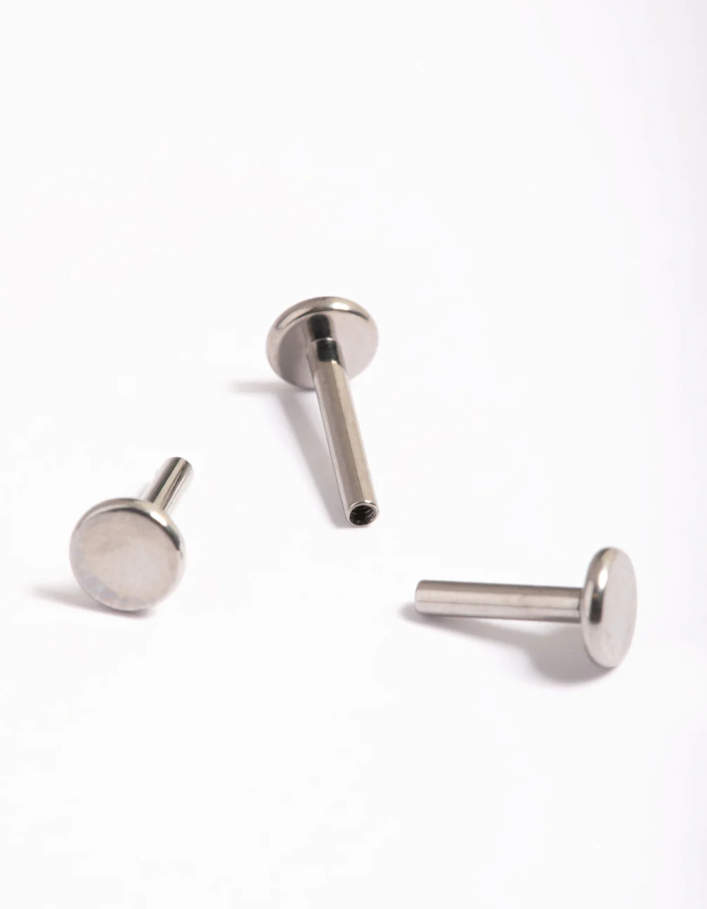 Surgical Steel Internal Flat Back - Image 3