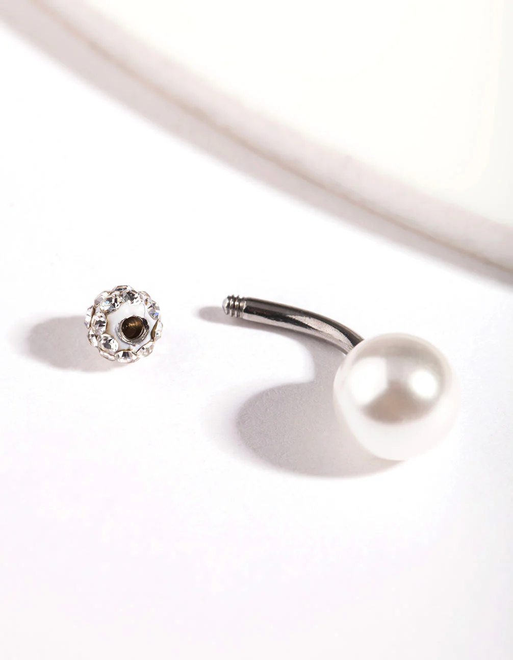 Surgical Steel Fireball Belly Ring - Image 2