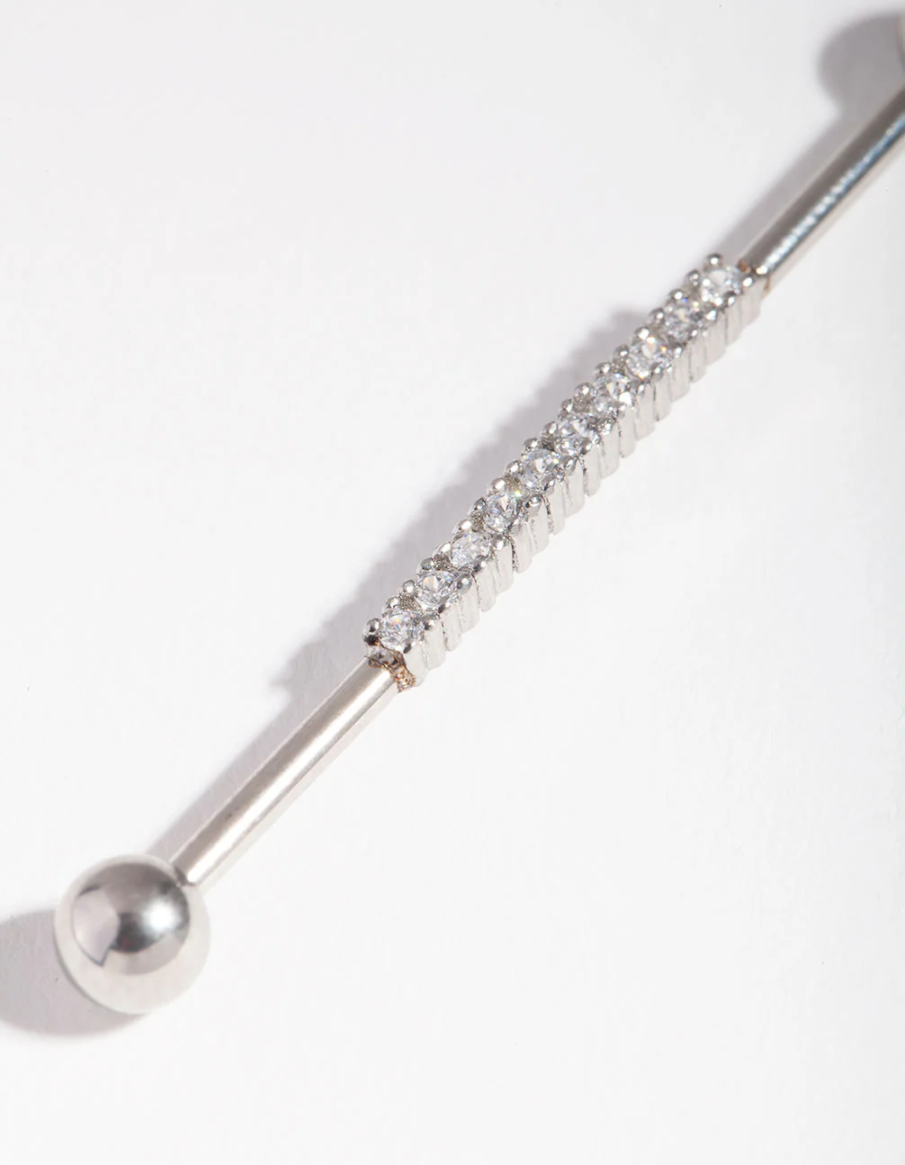 Surgical Steel Cubic Zirconia Industrial Bar - Image 2