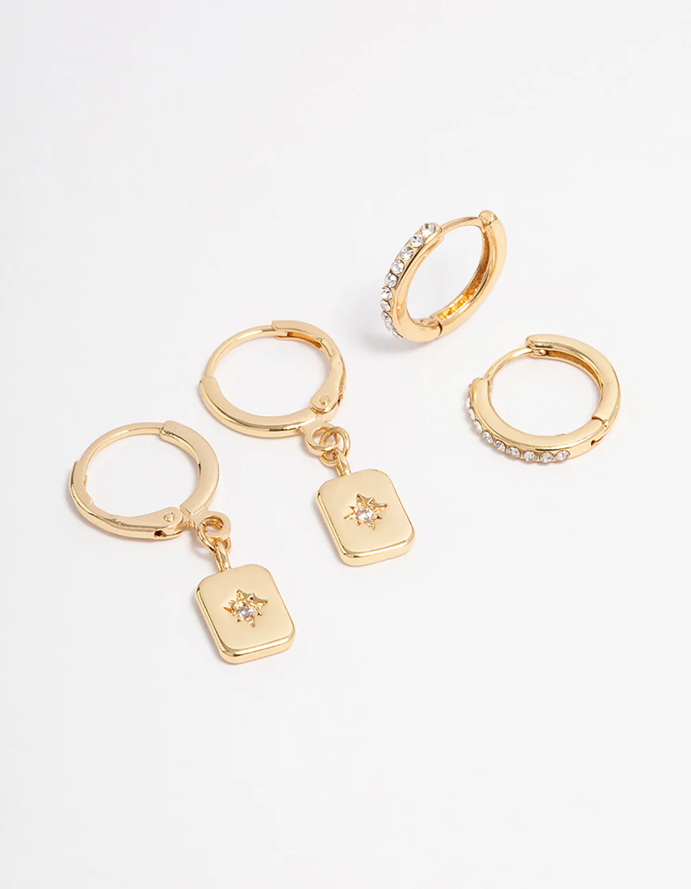 Gold Plated Celestial Earrings 6-Pack - Image 2