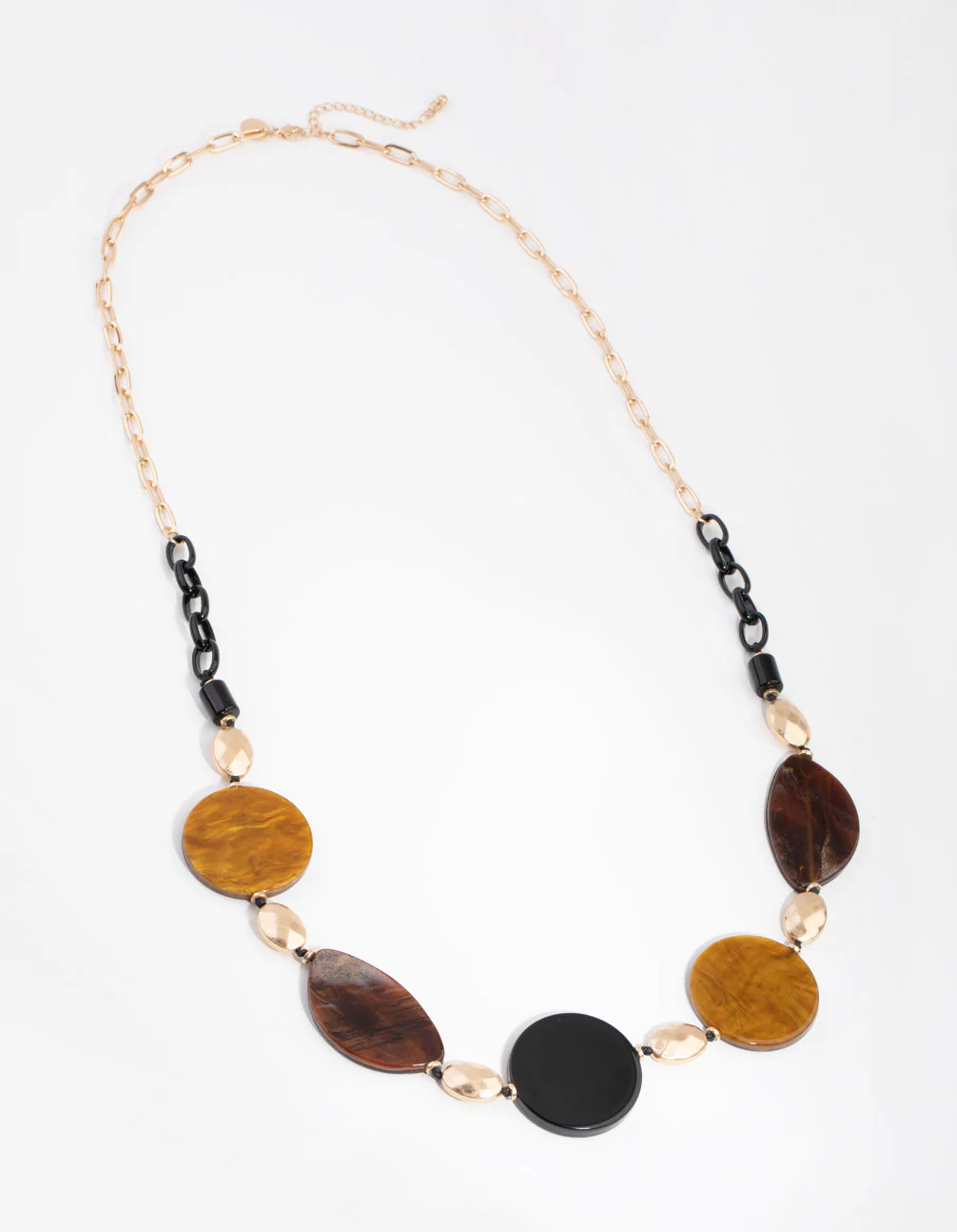 Acrylic Disc Chain Necklace - Image 2