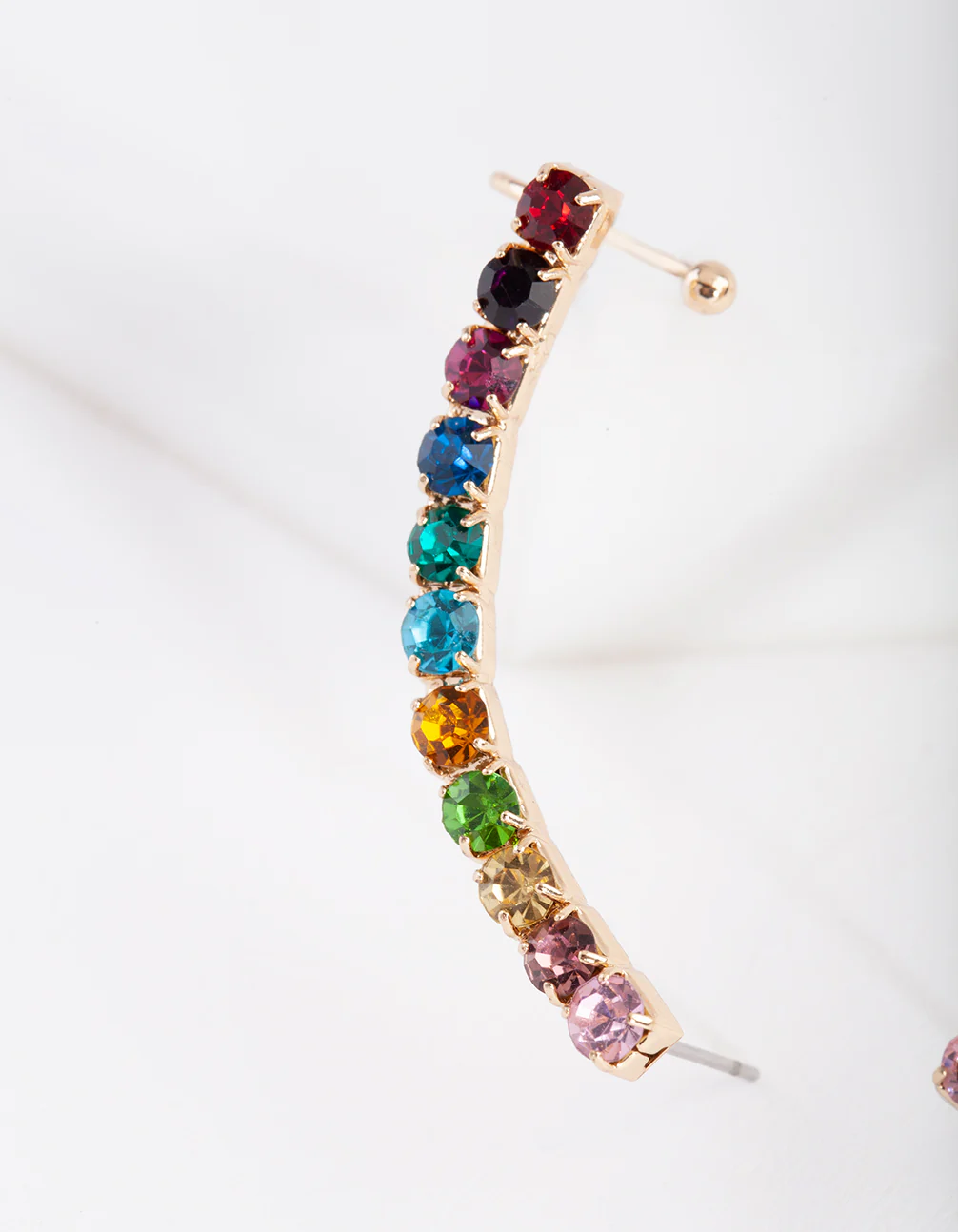Rainbow Diamante Ear Cuff - Image 2