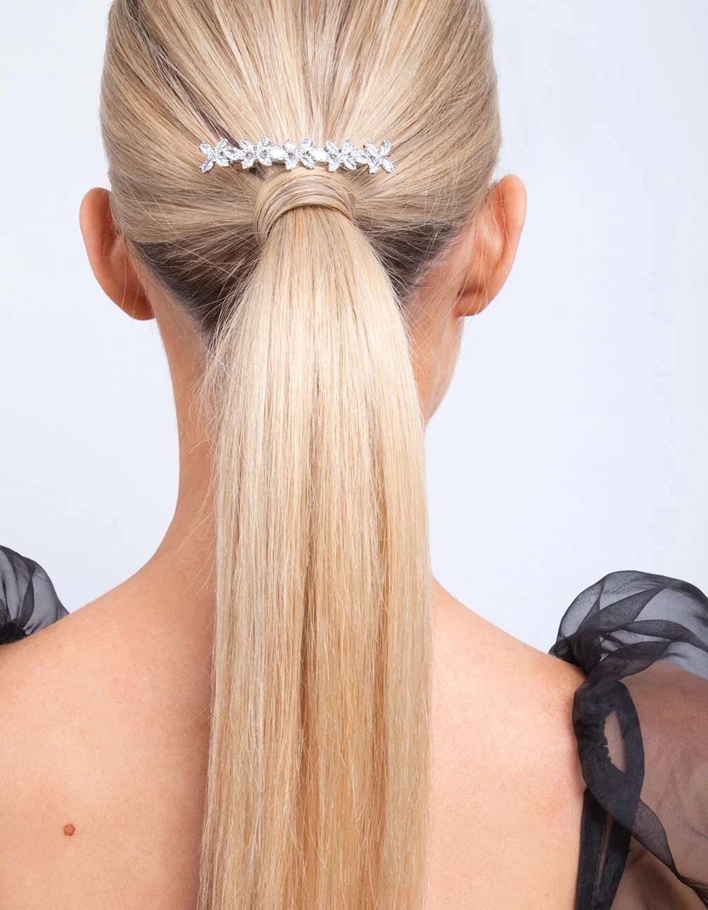 Cubic Zirconia Flower Clip - Image 2