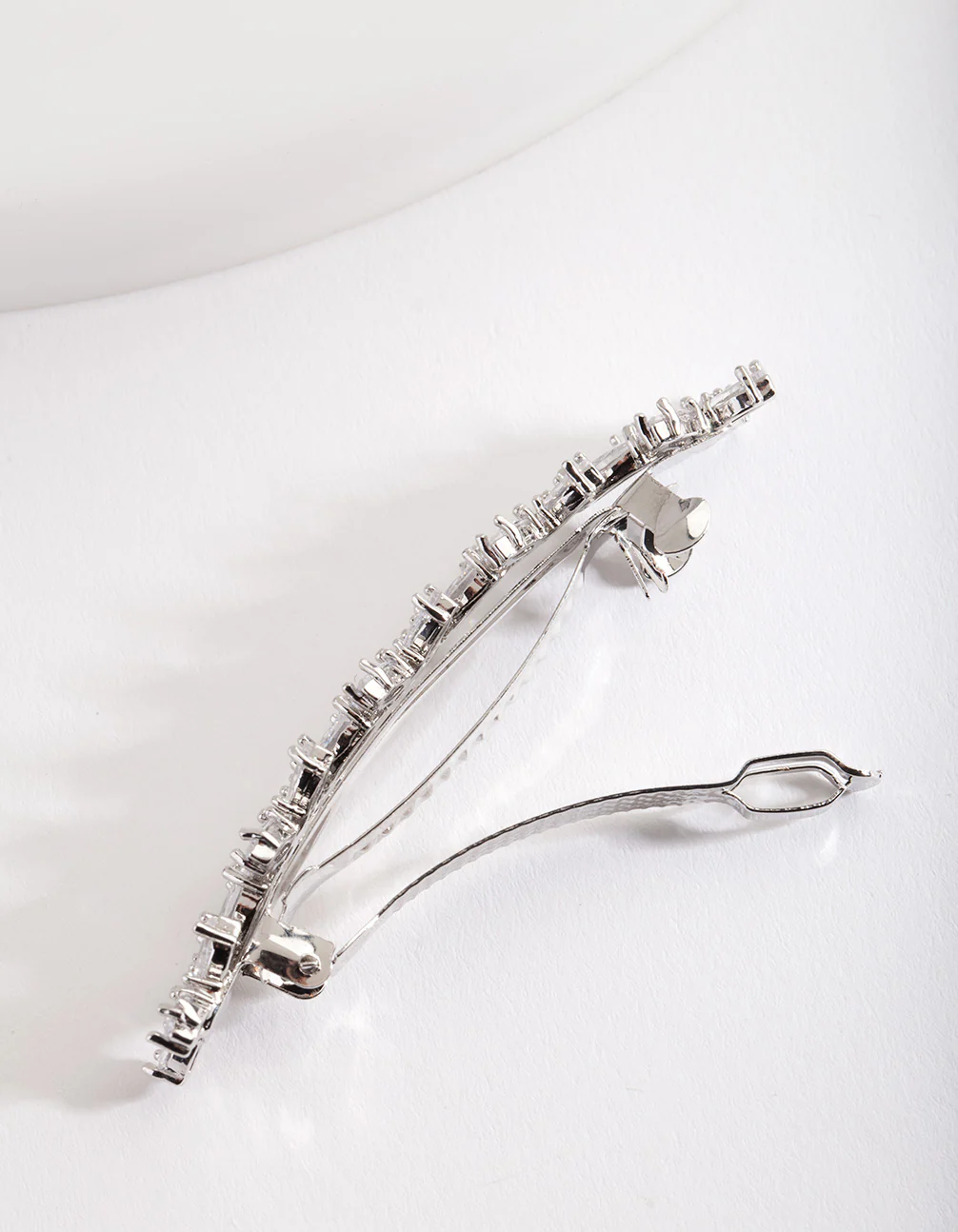 Cubic Zirconia Flower Clip - Image 4