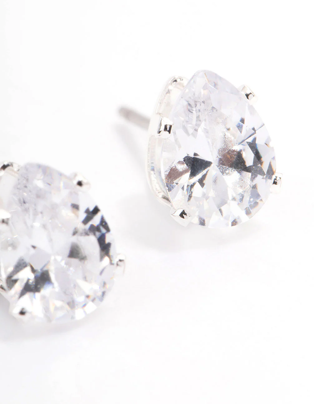 Silver Fancy Cubic Zirconia Pear Earring Pack - Image 3