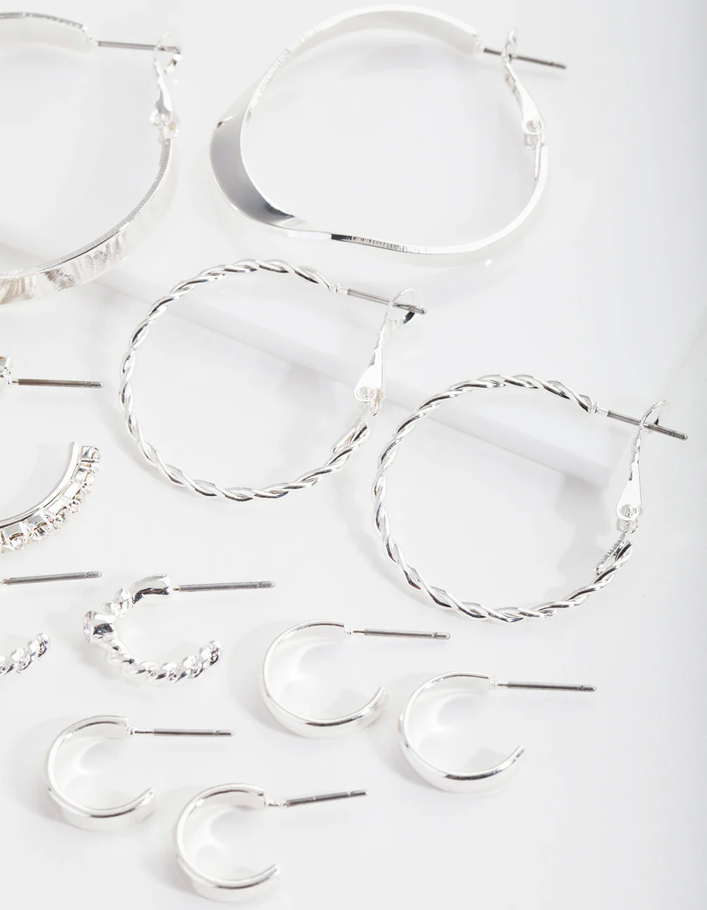 Silver Multi Choice Hoop Earring 6-Pack - Image 2