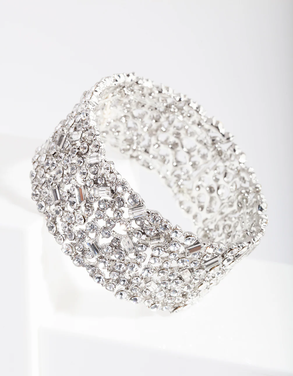 Silver Gem Embellished Bracelet - Image 5