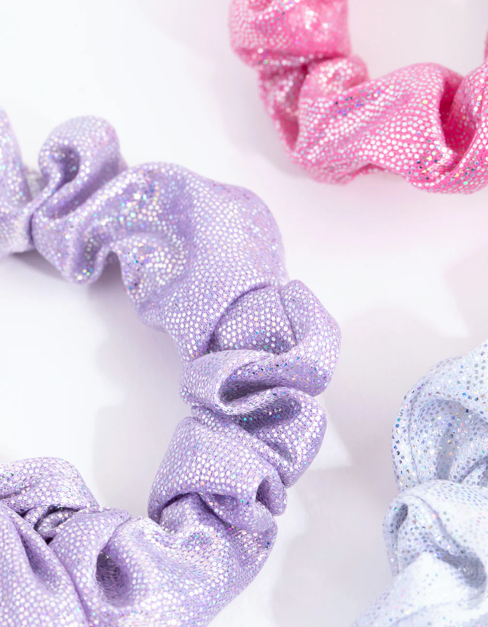 Kids Holographic Bunny Scrunchie Pack - Image 3