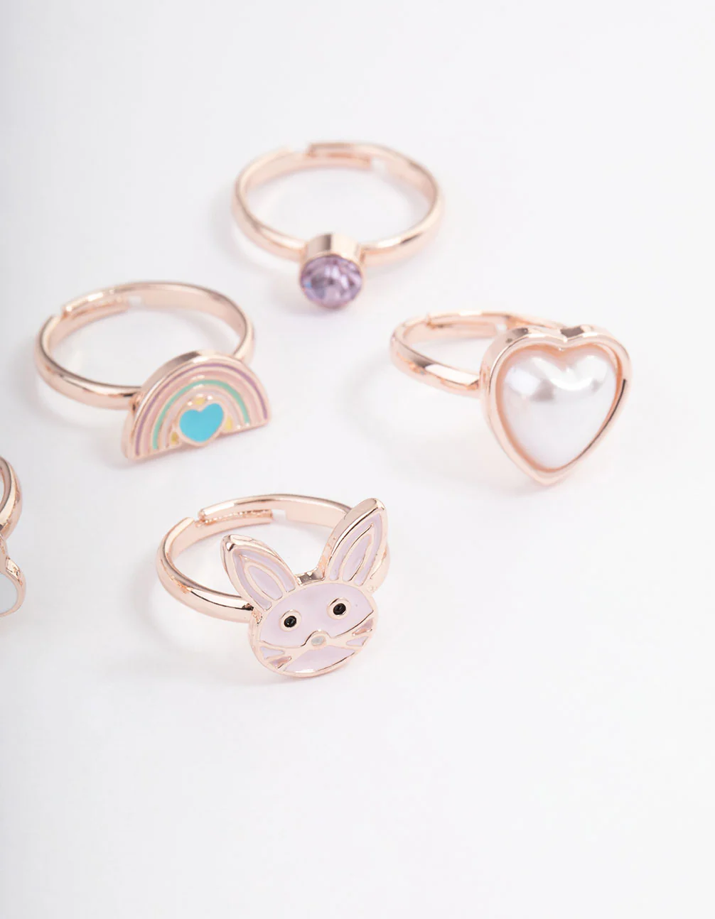 Kids Bunny Bow Ring 6-Pack - Image 3