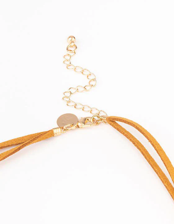 Fabric Cord Charm Y-Necklace - Image 3