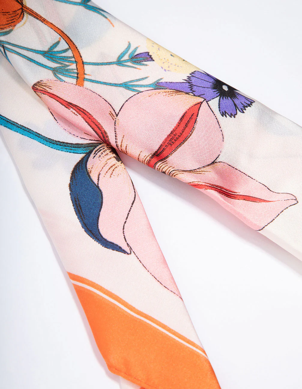 Fabric Flower Garden Scarf - Image 3
