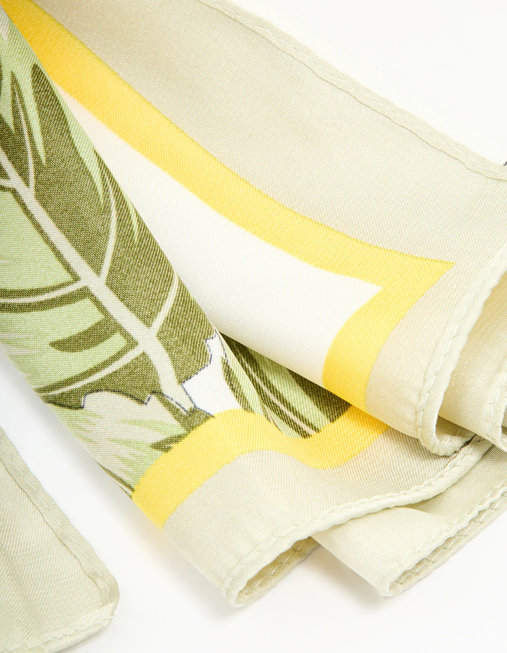 Fabric Large Floral Outline Scarf - Image 3