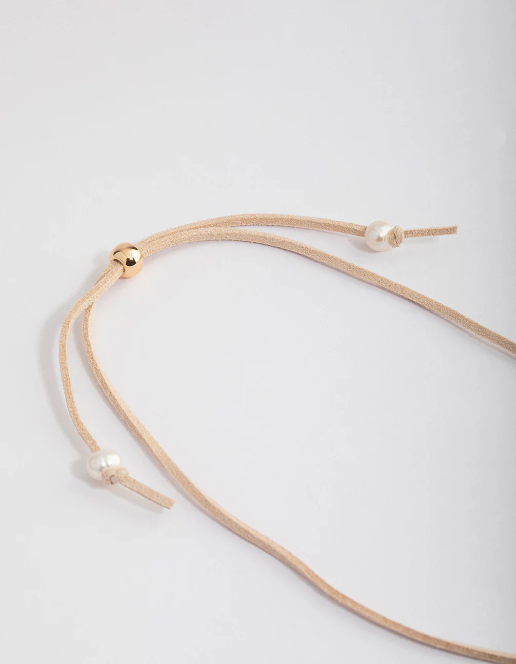 Genuine Shell Disc Fabric Necklace - Image 3
