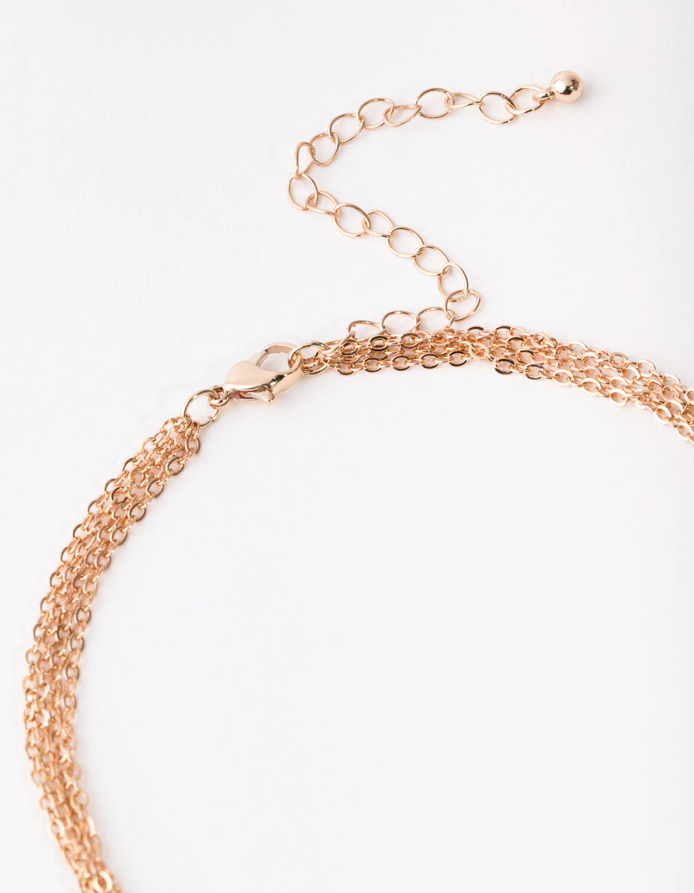 Gold Butterfly Four-Row Necklace - Image 3