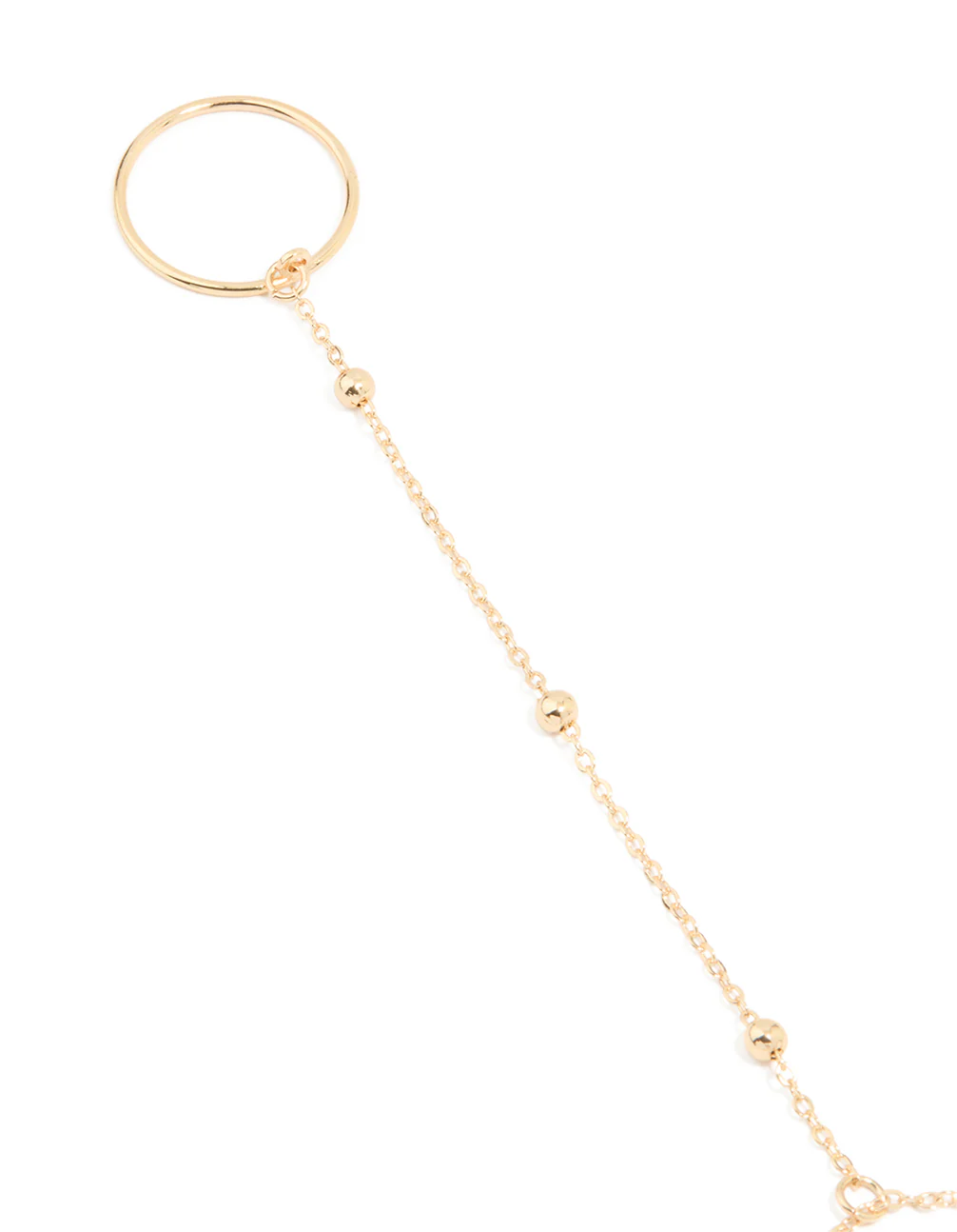 Gold Ball Chain Hand Chain - Image 2