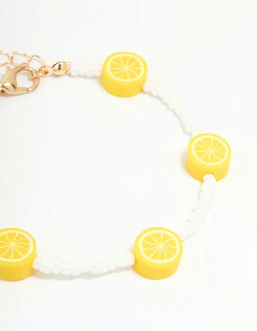 Gold Chain & Lemon Charm Bracelets 3-Pack - Image 3