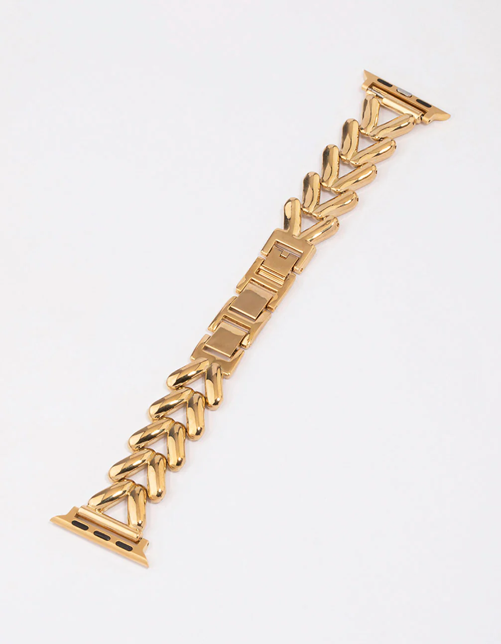 Gold Chunky Herringbone Chain Watch Band 38/40/41mm - Image 2