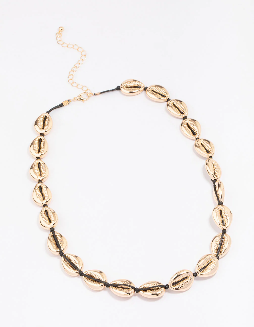 Gold Cowrie Shell Necklace - Image 2