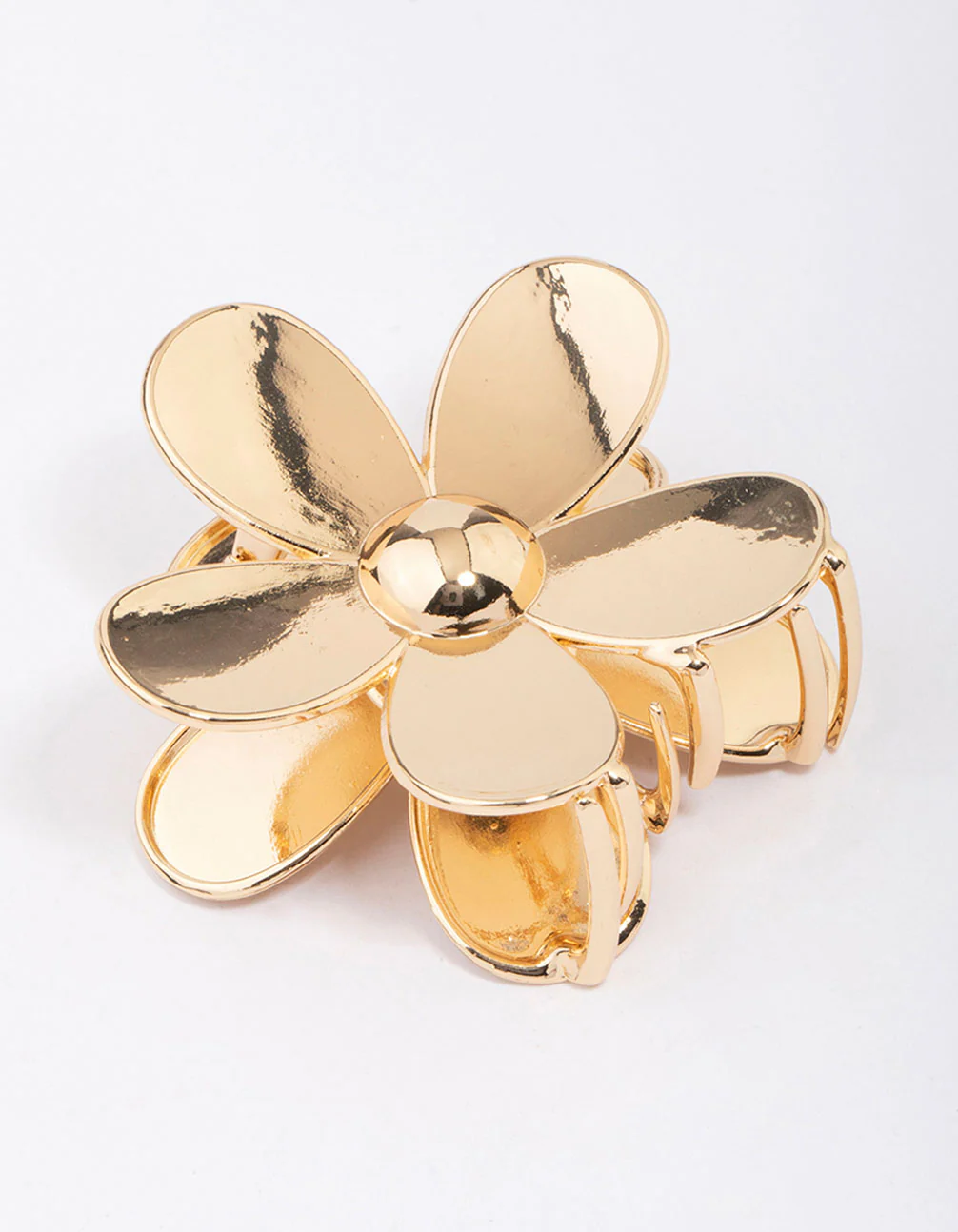 Gold Daisy Flower Hair Claw Clip - Image 2