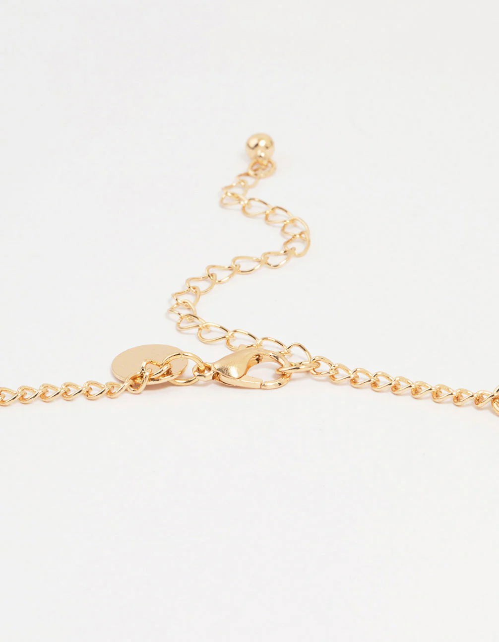 Gold Half-Filled Heart Chain Necklace - Image 5