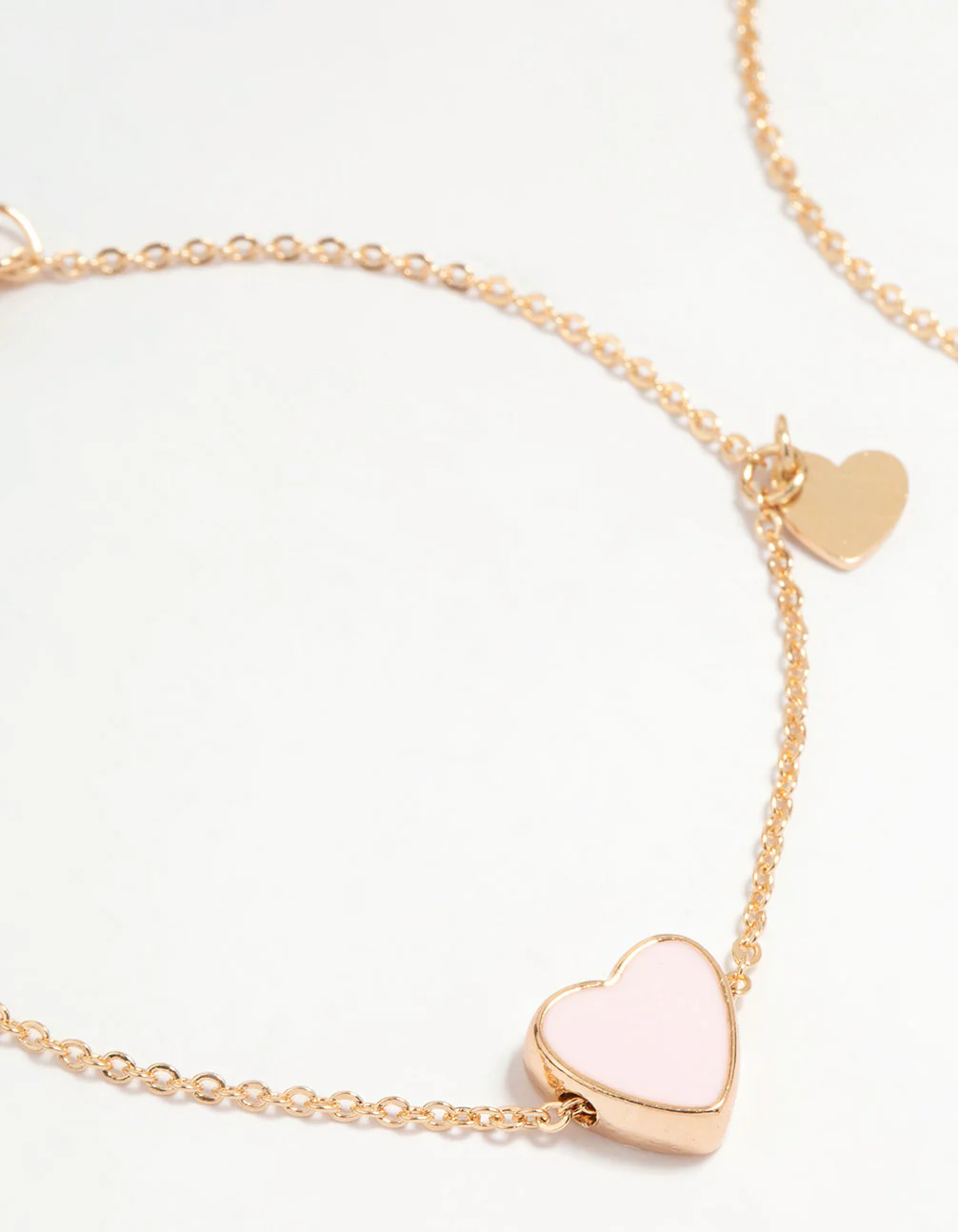Gold Heart Charm Bracelets 2-Pack - Image 3