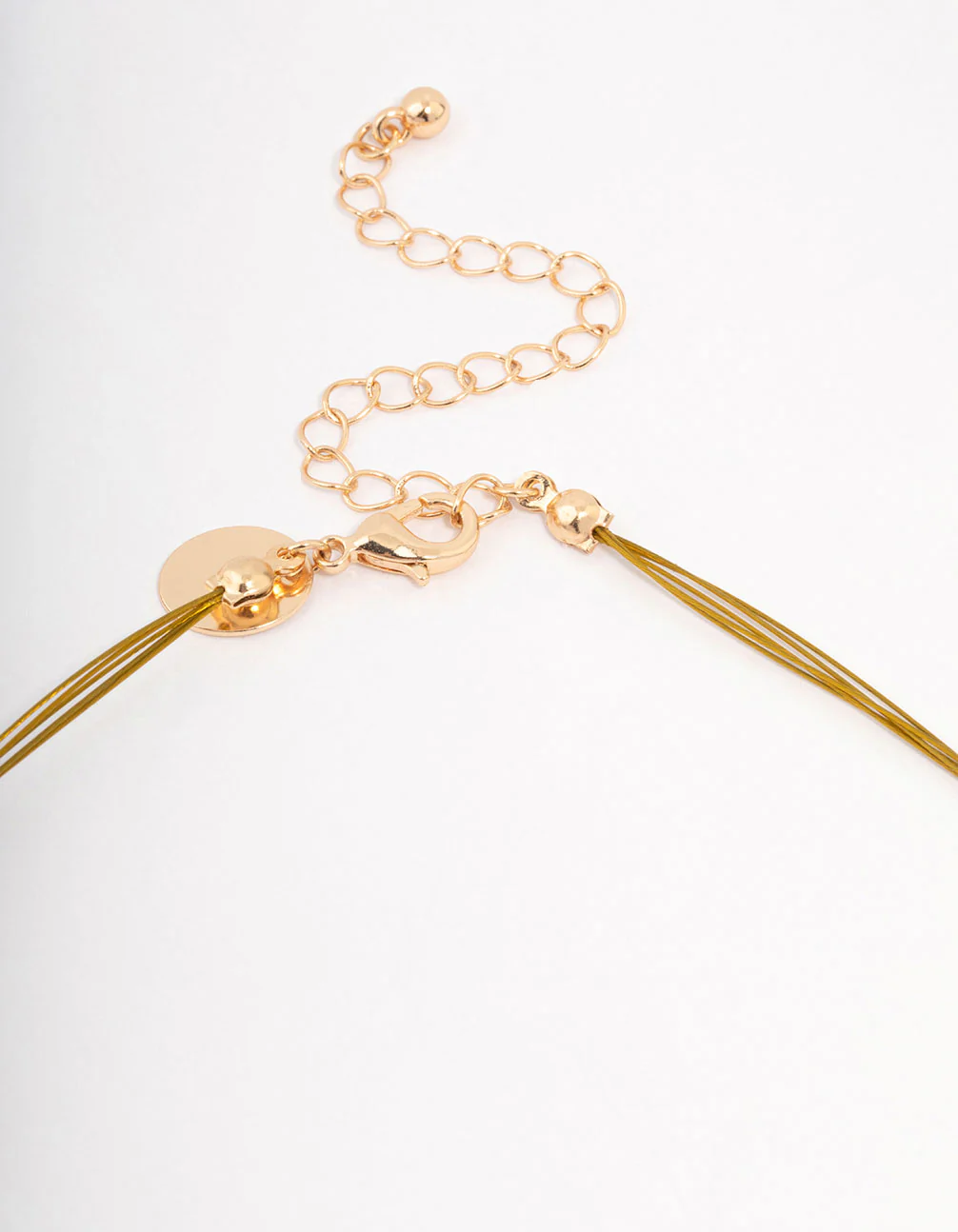 Gold Layered Beaded Necklace - Image 3