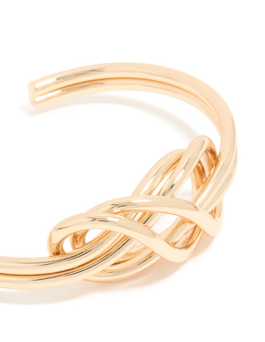 Gold Layered Knot Wrist Cuff - Image 4