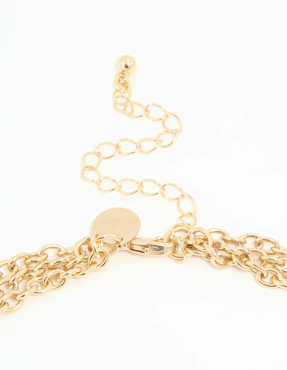 Gold Mixed Charm Layered Necklace - Image 3
