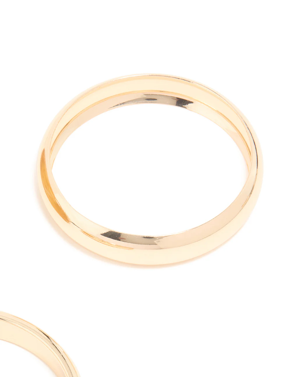 Gold & Neutral Acrylic Large Bangles 3-Pack - Image 3