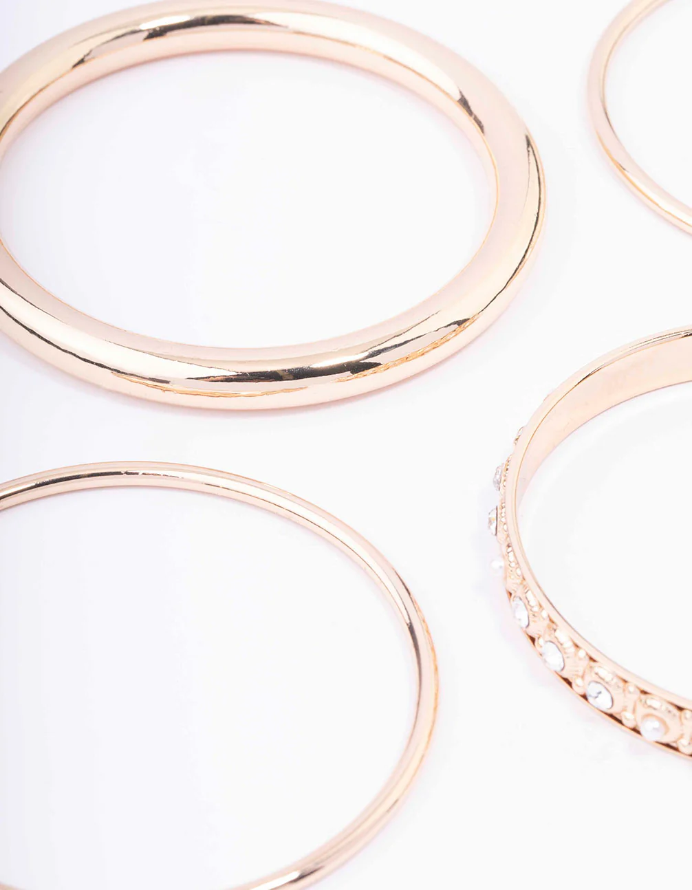 Gold Ornate Bangle 4-Pack - Image 3