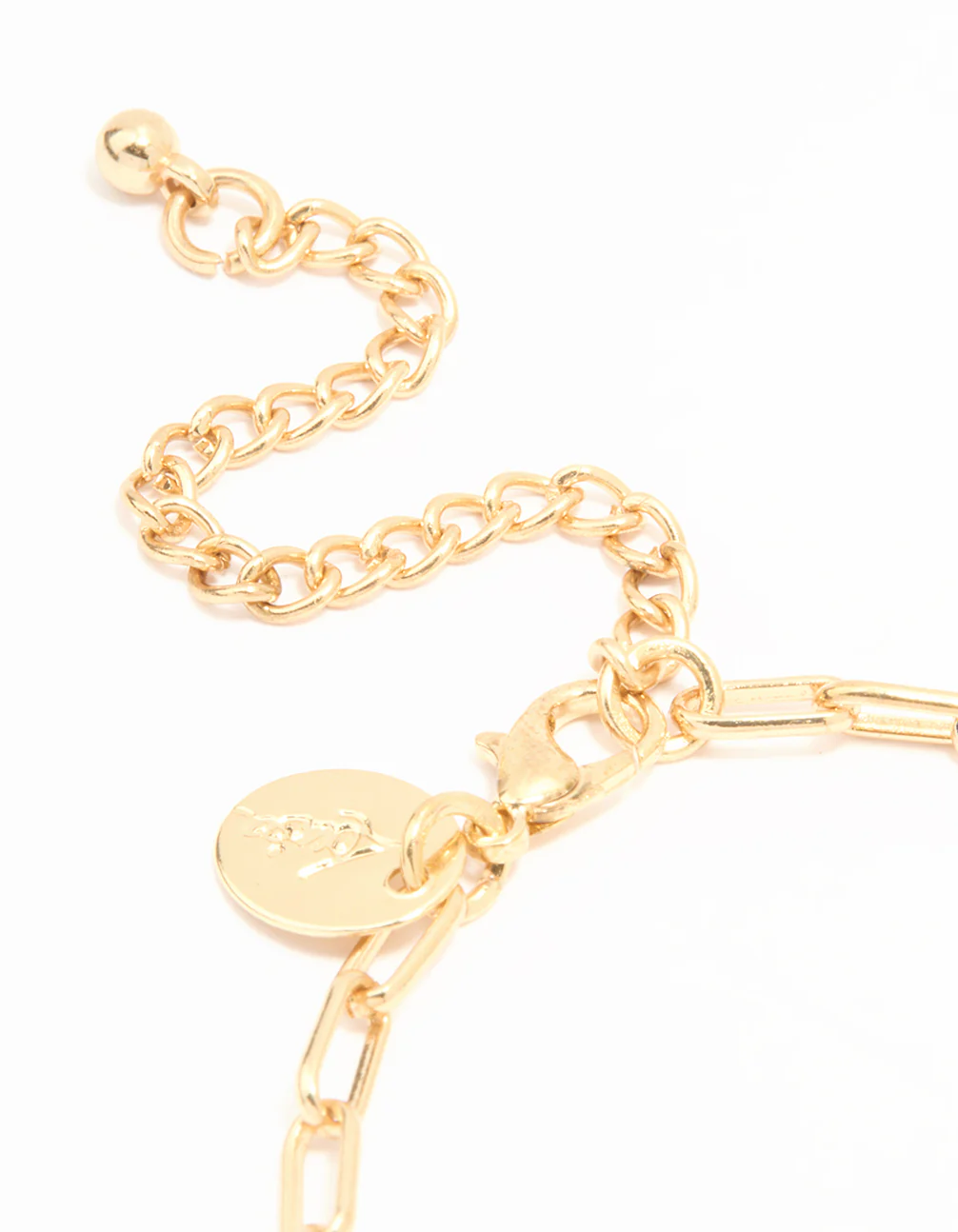 Gold Pearl Heart Watch Bracelet - Image 3
