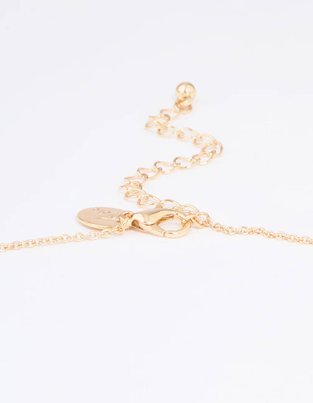 Gold Pink Beaded Mixed Long Necklace - Image 3