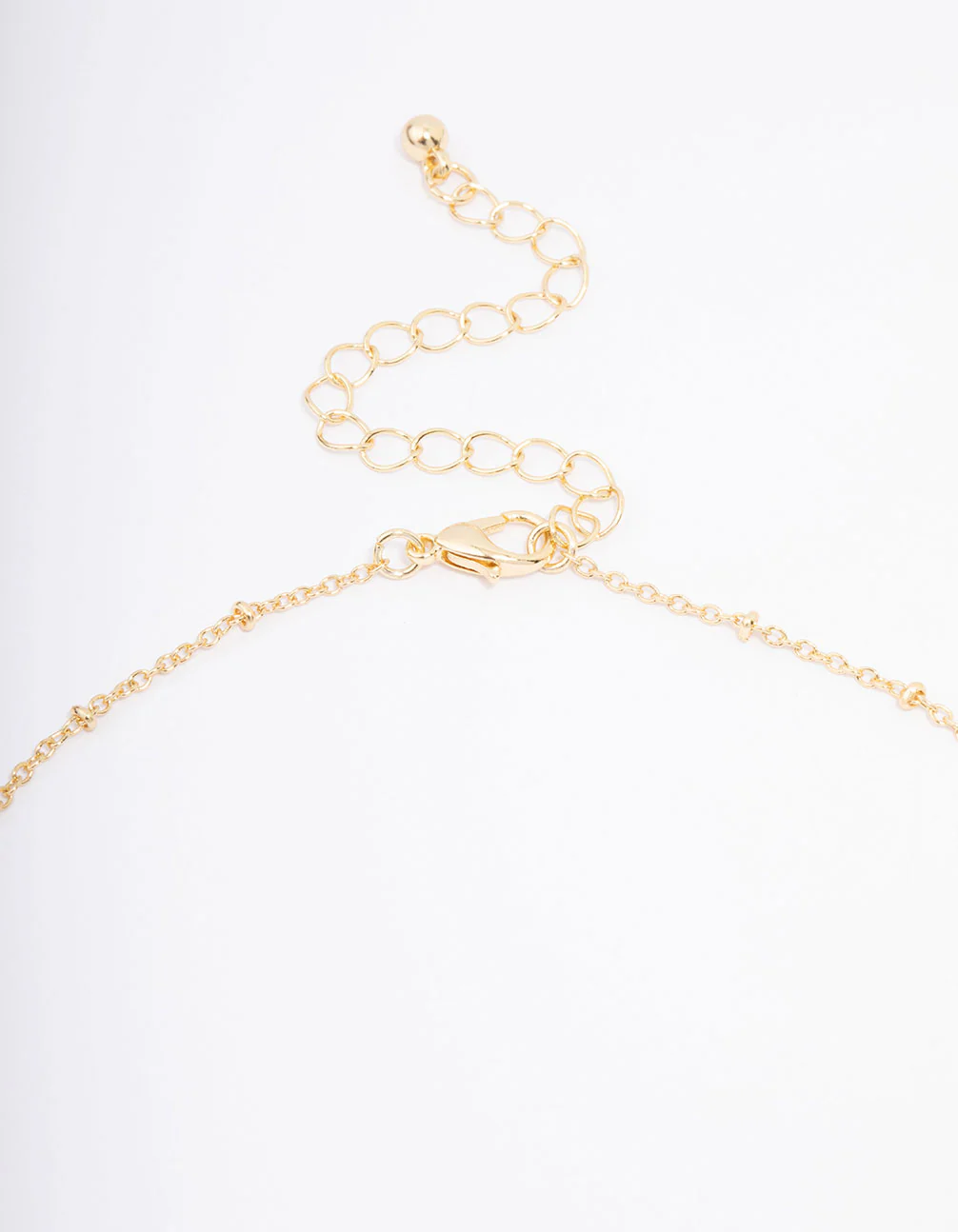 Gold Plated Diamante Filigree Butterfly Pendant Necklace - Image 3