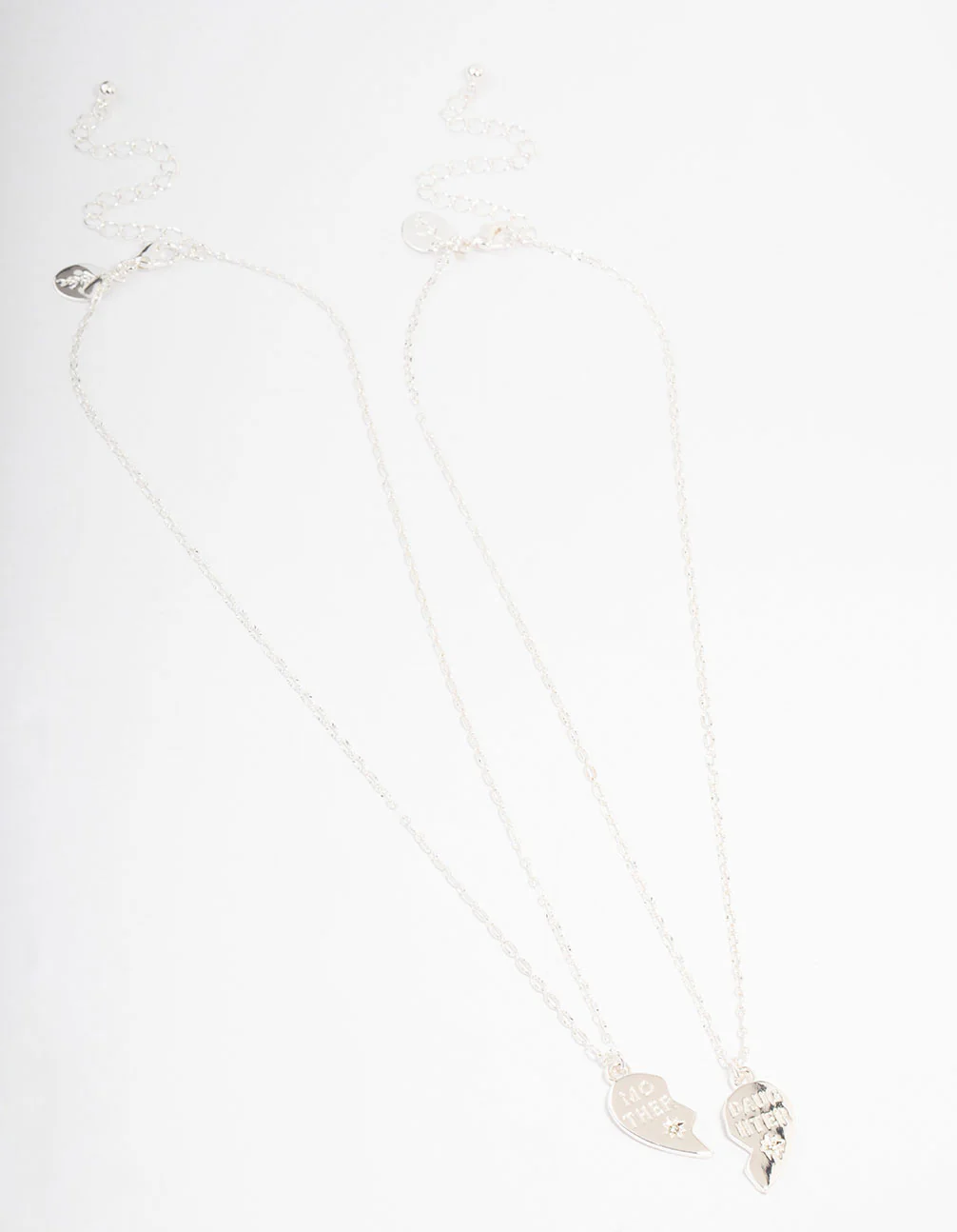 Gold Plated Mother & Daughter Pendant Necklace Pack - Image 3