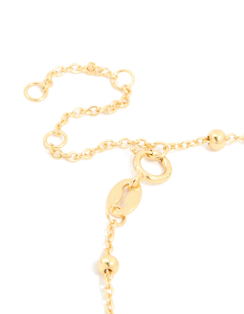 Gold Plated Sterling Silver Cubic Zirconia Station Bracelet - Image 5