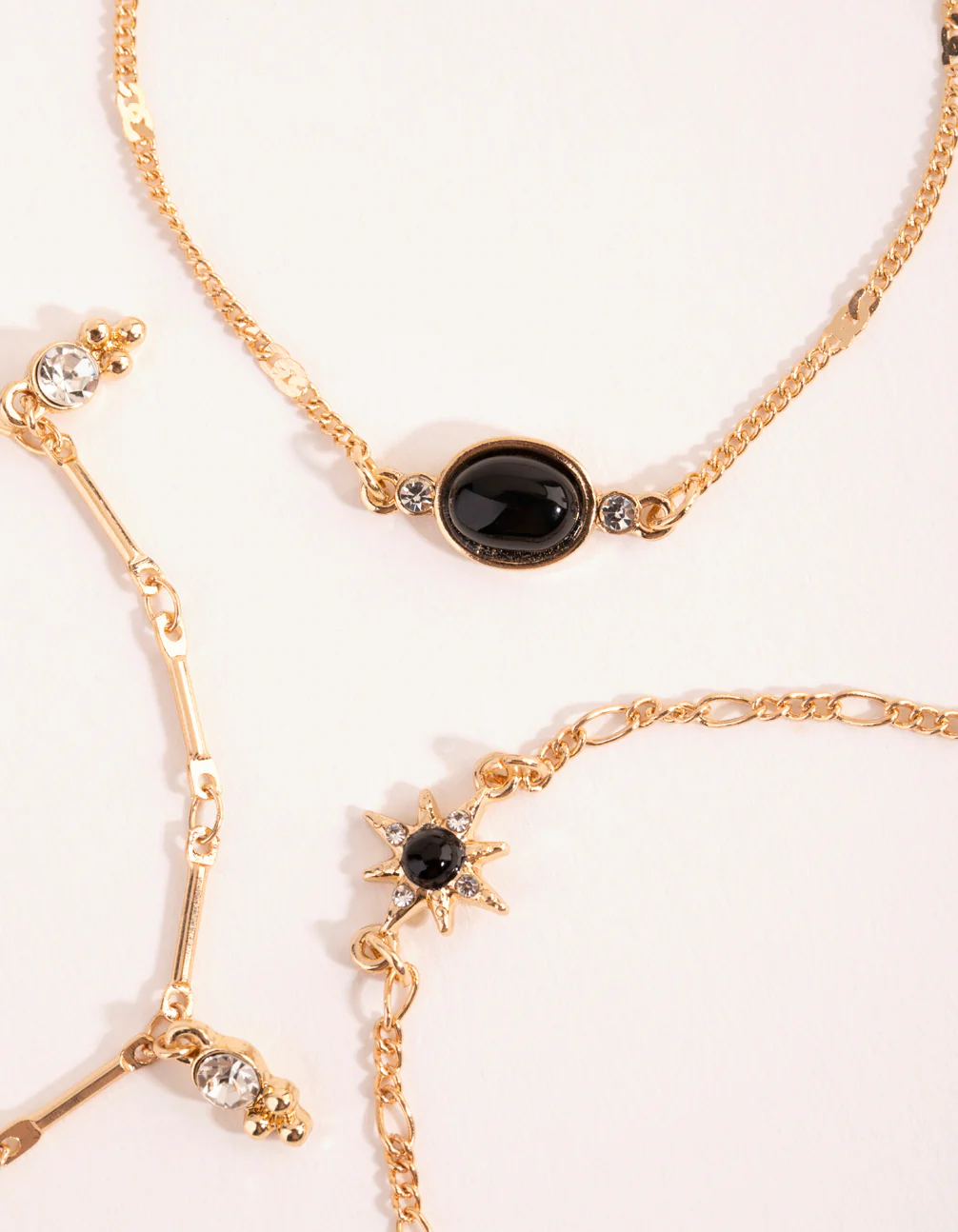 Gold Celestial Star Anklet & Bracelet Pack - Image 2