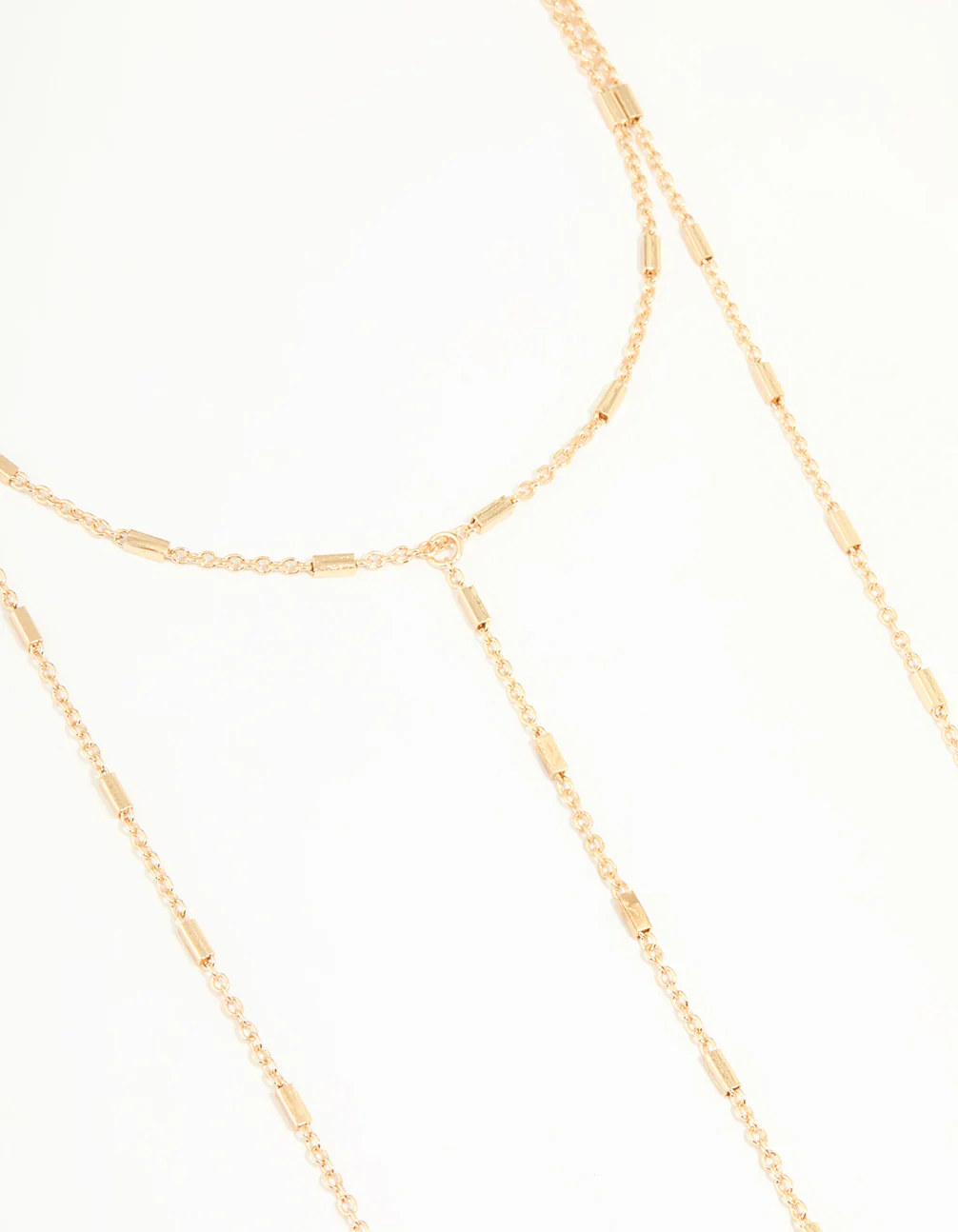 Gold Tab Chain Body Chain