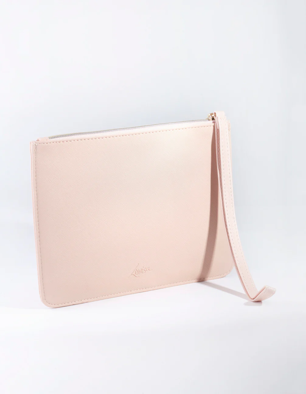 Blush Leatherette Clutch - Image 2