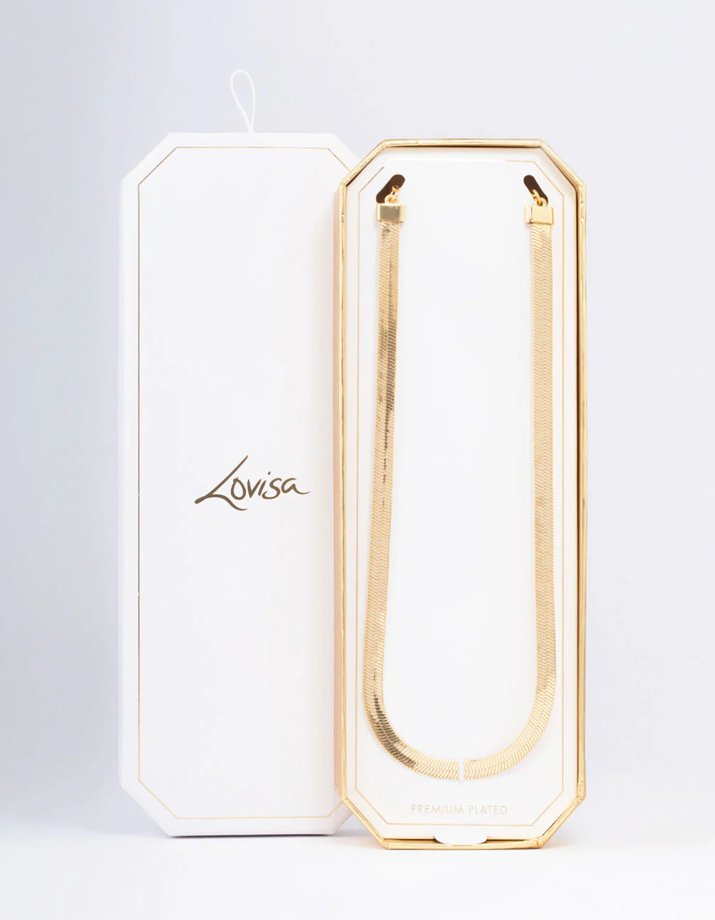 Gold Plated Snake Chain Necklace - Image 2